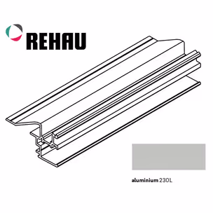 Prowadnica FRAME - aluminium / dł. 250 cm 