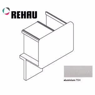 Zaślepka do prowadnicy FRAME - aluminium