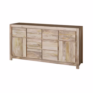 Komoda drewniana z szufladami NARVIK NR-05-MN 180 cm - naturalny