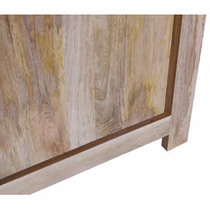 Komoda drewniana z szufladami NARVIK NR-06-MN 200 cm - naturalny