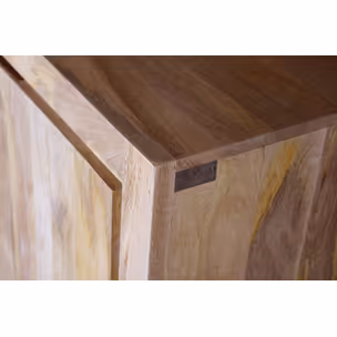 Komoda drewniana z szufladami NARVIK NR-06-MN 200 cm - naturalny