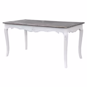 Stół prowansalski RIMINI WHITE 026 160x80 - biały