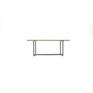 Stół drewniany FLOW 160x90 - piaskowy