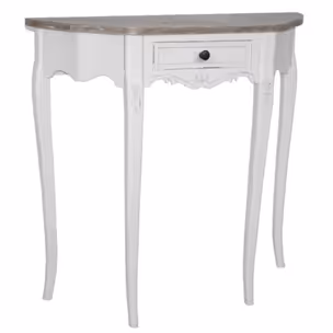 Konsola półokrągła RIMINI WHITE 033 - biały