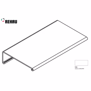 Listwa maskująca FRAME górna (pokrywa) - biały alpejski / dł. 250 cm