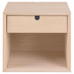 Szafka nocna ścienna CENTURY 33 cm - dąb bielony
