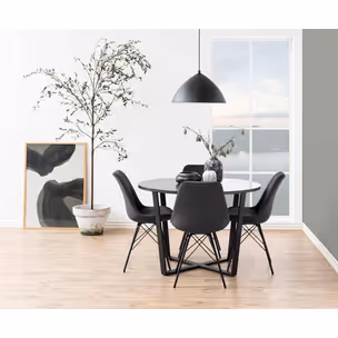 Stół okrągły AMBLE 110 - czarny