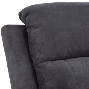 Sofa 2-osobowa z funkcją relaks MORA - ciemny szary