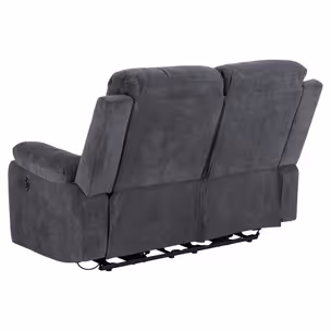 Sofa 2-osobowa z funkcją relaks MORA - ciemny szary