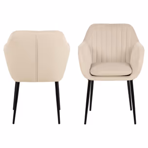 Krzesło EMILIA - kremowy