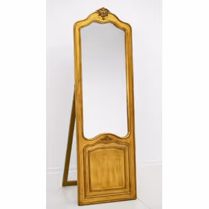 Lustro stojące 21349 55x170 - przecierany złoty