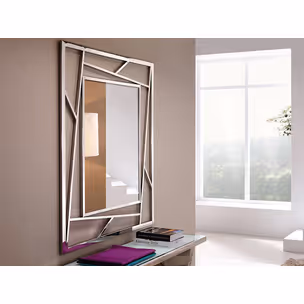 Lustro wiszące GG1019A 100x120 - srebrny