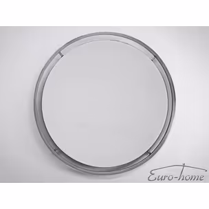 Lustro okrągłe LW6852 89 cm - srebrny