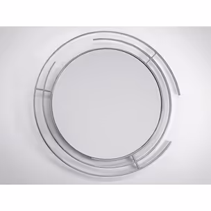 Lustro okrągłe LW6856 90 cm - srebrny