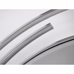 Lustro okrągłe LW6856 90 cm - srebrny