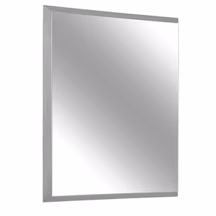 Lustro fazowane 12F-390 120x100 cm - srebrny