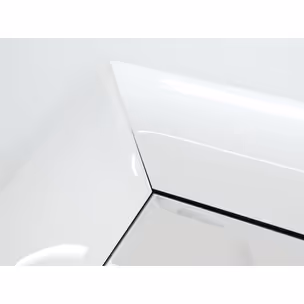 Lustro wiszące 15JZ191S 80x120 - białe szkło