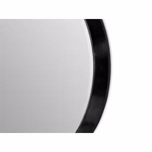 Lustro okrągłe fazowane 12F-361 60cm - czarny