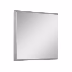 Lustro nowoczesne 12F-390 53x53 cm - srebrny