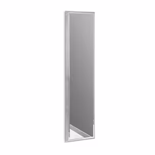 Lustro nowoczesne 12F-390 28x118 cm - srebrny