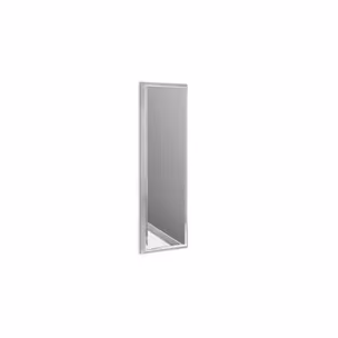 Lustro nowoczesne 12F-390 23x83 cm - srebrny