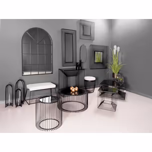Lustro retro z zawieszką TOYJ19-091 41x99 cm - złoty