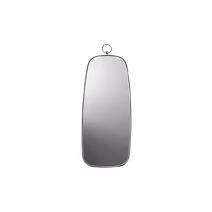 Lustro retro z zawieszką TOYJ19-092 33x82 cm - czarny