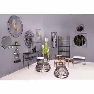 Dekoracja ścienna TOYJ19-394 90 cm - czarny