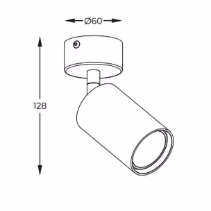 Lampa spot TORI 20016-WH-N - biały