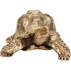 Dekoracja stojąca TURTLE BIG - złoty