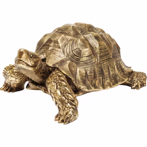 Dekoracja stojąca TURTLE BIG - złoty