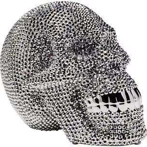 Skarbonka SKULL CRYSTAL - srebrny