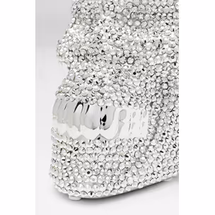 Skarbonka SKULL CRYSTAL - srebrny