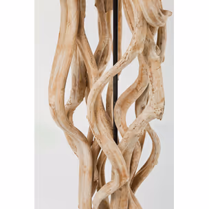 Lampa podłogowa SCULTRA - beżowy/naturalny
