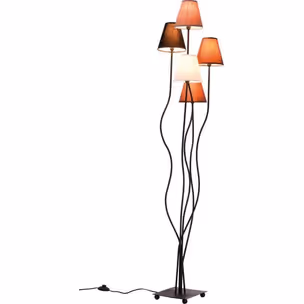 Lampa podłogowa FLEXIBLE MOCCA CINQUE - brązowy/czarny