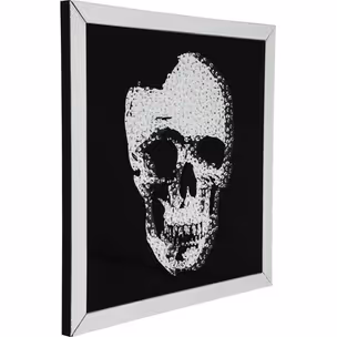Obraz szklany MIRROR SKULL 100x100