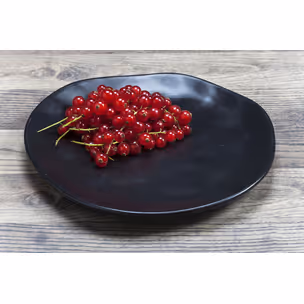 Talerz deserowy ORGANIC 20 - czarny