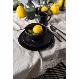 Miska ceramiczna ORGANIC 15 - czarny