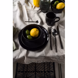 Miska ceramiczna ORGANIC 15 - czarny
