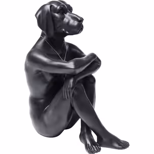 Figurka dekoracyjna GANGSTER DOG - czarny