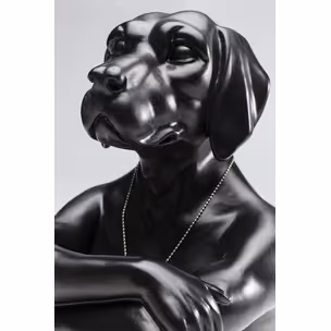 Figurka dekoracyjna GANGSTER DOG - czarny