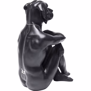 Figurka dekoracyjna GANGSTER DOG - czarny