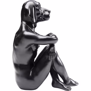 Figurka dekoracyjna GANGSTER DOG - czarny