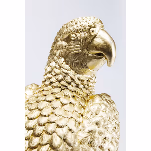 Pojemnik dekoracyjny PARROT - złoty/czarny
