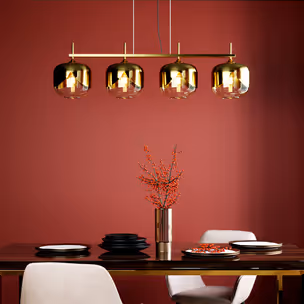 Lampa wisząca GOBLET QUATTRO - mosiądz