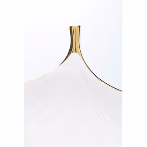 Półmisek porcelanowy GINKGO ELEGANCE RIM - biały/złoty