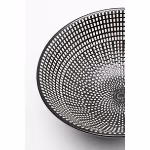 Miska porcelanowa TOKYO 15 - czarny/biały