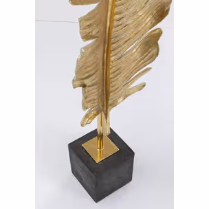 Dekoracja stojąca FEATHER ONE 147 - złoty