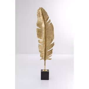 Dekoracja stojąca FEATHER ONE 147 - złoty