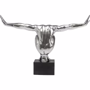 Figurka dekoracyjna ATHLET XL 100 - srebrny